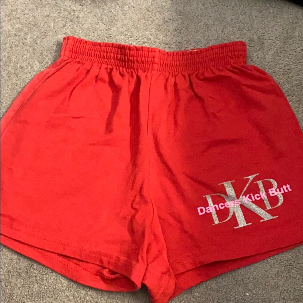 red soffe shorts